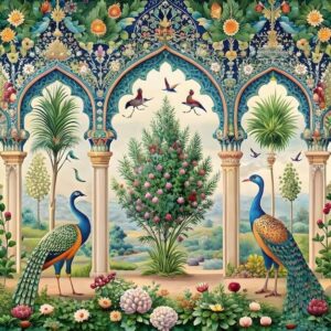MUGHAL ARCH FLORAL BACKDROP