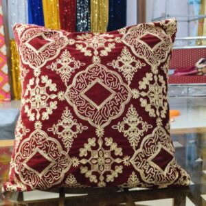 HEAVY EMBROIDERED CUSHION COVER